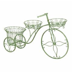 Подставка для цветов Anxi jiacheng Велосипед металл оливковый 95 x 53 x 27 см