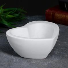 Цветочное кашпо Хорошие сувениры Сердечко 5224853 белый