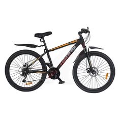 Велосипед 26" 21-ск. дисковые тормоза черный Classic HILAND