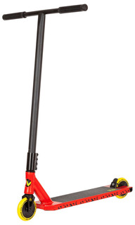 Самокат Novatrack Pixel90 S3 110A 1.0 (2024) Чёрный, Красный, Желтый 56 * 14 см