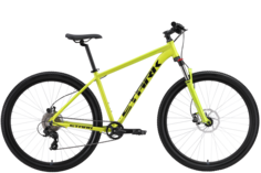 Велосипед STARK Hunter 29.2 HD 2024 20" зелено-желтый-черный