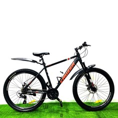 Горный велосипед CRUZER C2701 черно-красный, колеса 27.5, скорость 24, рост 160-190, 2024г