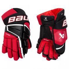 Перчатки хоккейные BAUER Vapor 3X S22 Sr р.14 (черно-красный) 1059954 Бауэр