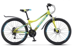Велосипед STELS NAVIGATOR-510 D 26, колесо 26", рост 16", сезон 2023-2024, салатовый