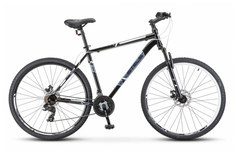 Велосипед STELS NAVIGATOR-700 MD 27,5, колесо 27,5", рост 19", сезон 2023-2024, черный