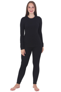 Комплект женский "Термобелье" (базовое),черный 48 RU Fashion Freedom