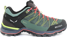 Ботинки Salewa Mtn Trainer Lite Gore-Tex Womens, green/fluo coral, 7.5 UK