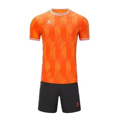 Kelme SHORT SLEEVE FOOTBALL SET (8251ZB1007-907) Форма футбольная Оранжевый/Черный 2XL