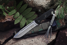 Туристический нож Kizlyar Supreme Maximus в стали AUS-8 с финишем StoneWash