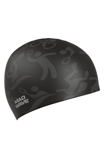 Силиконовая шапочка SPORT one size черный Mad Wave