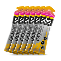 Гель изотонический углеводный, SiS GO Isotonic Energy Gels, 6х60мл, вкус Фруктовый салат