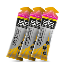 Гель изотонический углеводный, SiS GO Isotonic Energy Gels, 60мл 3шт, вкус Фруктовый салат