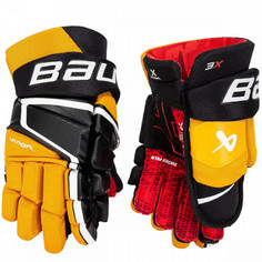 Перчатки хоккейные BAUER Vapor 3X MTO S22 Sr 1059955 (14 / черно-желтый) Бауэр