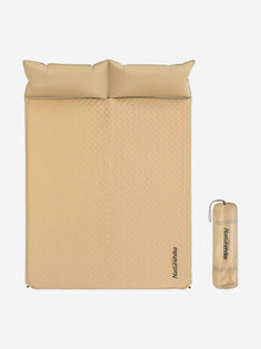 Коврик Naturehike надувной, с подушкой, жёлтый, NH18Q010-D