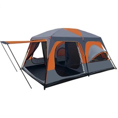 Палатка туристическая MQ-1402 460х305х215 см, 2-комнатная, 6-местная No Brand