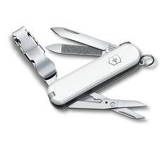 Нож Victorinox Classic Nail Clip 580, 65 мм, 8 функций, белый 0.6463.7