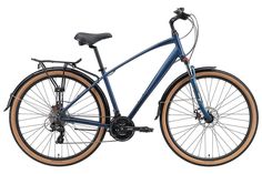 Велосипед Stark Touring 28.2 D (2024) темно-синий матовый/черный 20"