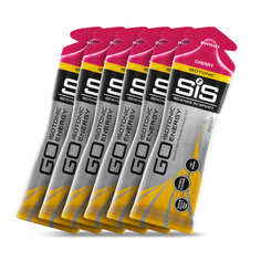 Гель изотонический углеводный, SiS GO Isotonic Energy Gels, 6х60мл., вкус Вишня