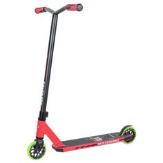 Трюковой самокат TechTeam Duker 202 (2021) со светящимися колесами, красный