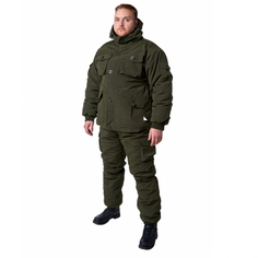 Камуфляжный костюм зимний, рип-стоп, цвет олива, арт. Т019025 No Brand
