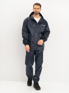 Костюм Huntsman ВВЗ Склон-2 ткань Таффета (3000мм) цвет Темно-синий 60-62/188