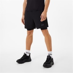 Шорты Everlast 2-in-1 Shorts Black 46-S