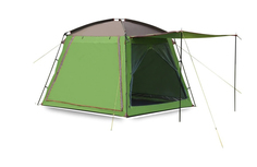 Палатка шатер СТ-2051 с дном / Садовый тент шатер с москитной сеткой / Туристическая кухня No Brand