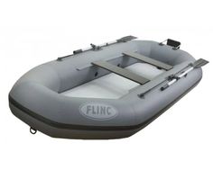 Надувная лодка ПВХ FLINC F300TLA, серый