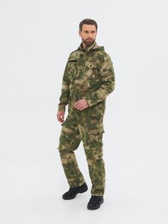 Костюм летний Huntsman Крафт ткань Смесовая цвет Малахит 56-58/182