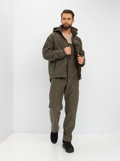 Костюм демисезонный Huntsman Никс-Люкс ткань Alova Windblock цвет Хаки 60-62 170-176