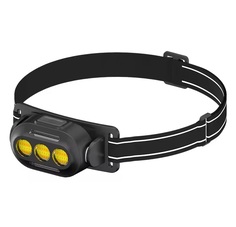 Фонарь налобный Огонь 3 LED элемента, 3 режима работы, аварийная подсветка, АКБ