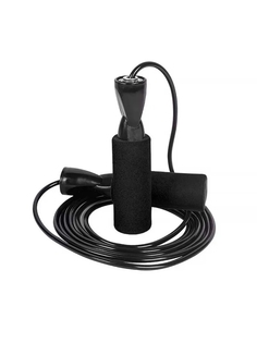 JJ-204 Скакалка ПВХ с подшипником 3,05 м (черный) (E33367) Bo Zo