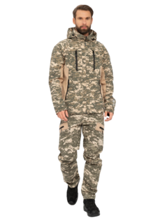 Костюм Huntsman Матрица р.52-54/182-188, светлый пиксель