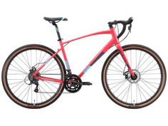 Шоссейный велосипед Stark Gravel 700.5 D (2024) Красный, Синий 18"