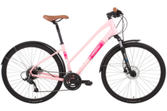 Женский велосипед Titan Racing Transporter Madison, год 2024, цвет Розовый, ростовка 17