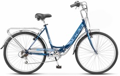 Велосипед STELS PILOT-850 26, колесо 26", рост 19", сезон 2023-2024, темно-синий