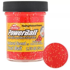 Паста Berkley Powerbait NATURAL SCENT CHEESE EGG RED GLITTER