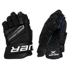 Перчатки хоккейные BAUER X S21 JR 1058654 (11 / черный-белый) Бауэр