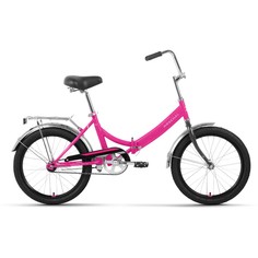 Велосипед Forward Arsenal 1.0 рама 14" 2022 года розово-белый