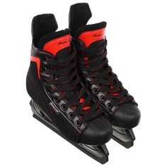 Коньки хоккейные Winter Star Red Line, р.41, черный/красный