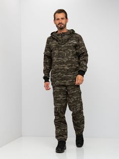 Костюм летний Huntsman Антигнус-Люкс ткань Твил-Пич цвет Милитари 48-50/170-176