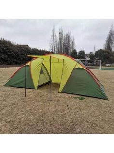 Палатка туристическая с тамбуром No Brand