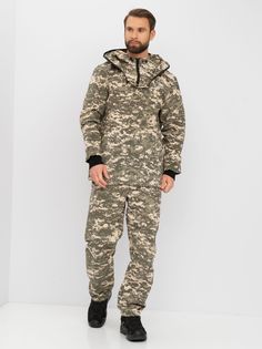 Костюм Huntsman Антигнус-Эконом ткань Смесовая Рип-Стоп цвет светлый пиксель 44-46/182-188