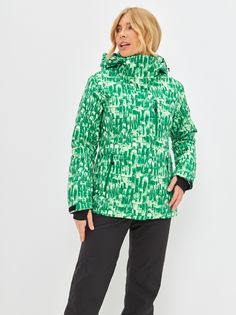 Куртка FORCELAB женская горнолыжная зимняя XL INT Зеленый