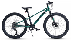 Подростковый велосипед Maxiscoo 7Bike Pro Disc 24" (2024) Зеленый 24