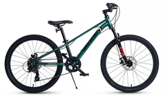 Подростковый велосипед Maxiscoo 7Bike Disc 24 (2024) Зеленый 24
