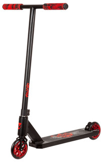 Самокат Novatrack Psycho40 110A (2024) Чёрный, Красный 50 * 11,5 см