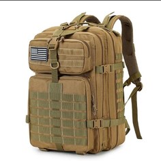 Тактический, военный рюкзак Military Khaki. 48-50L, с влагозащитой No Brand