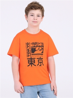 Футболка детская Апрель 1ПДФК4221001, оранжевый9 Токио, 146