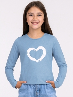 Лонгслив детский Апрель 1ДДЛД3569001, голубой, 134